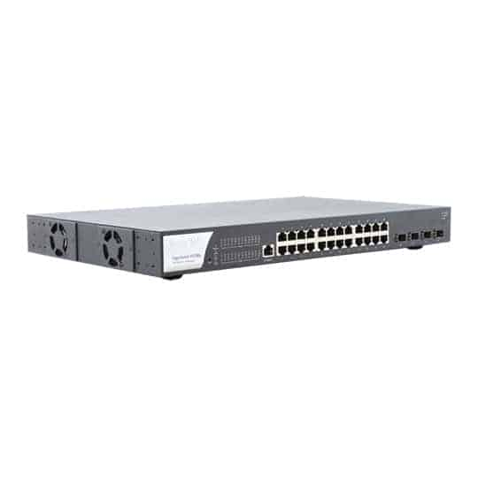 Draytek Vigorswitch P2280X 24x Gigabit PoE+ Port Switch /w 4x SFP+ 10GbE